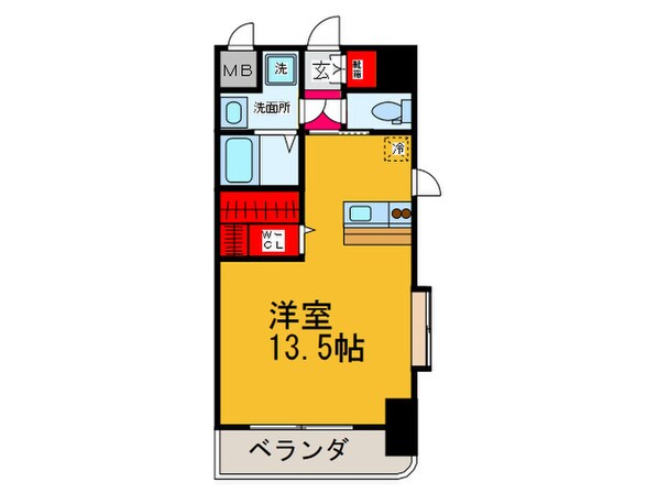 ロ－タリ－マンション長田東の物件間取画像